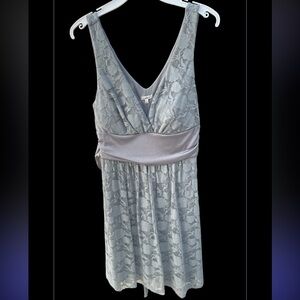 EUC Studio Y Lace Dress in Soft Gray